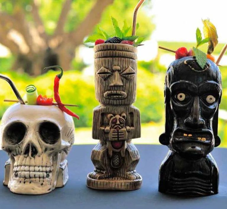 Tiki GLASS-skull 44948-07